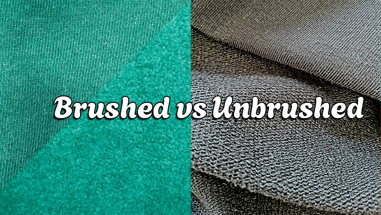 brushed vs unbrushed fleece