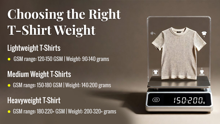 choosing the right t shirt weight