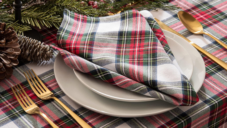 christmas napkins cloth