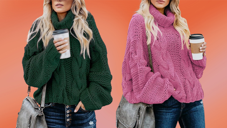 Chunky Knit Cardigan Sweater