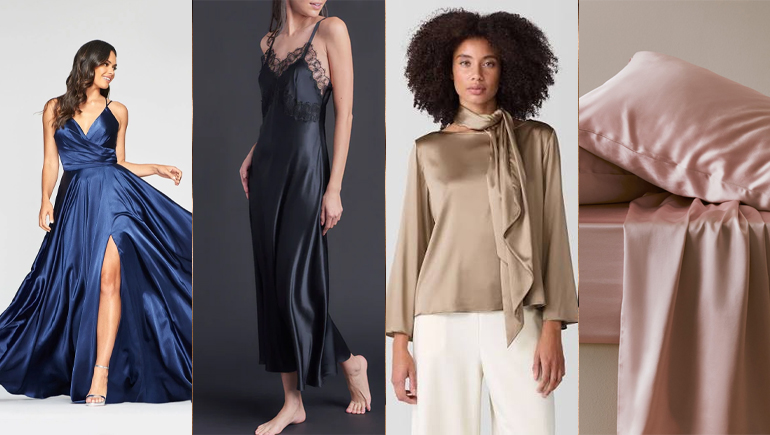 common uses of silk charmeuse