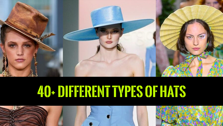 different types of hats