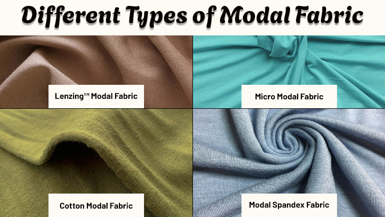 different types of modal fabric