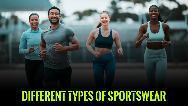 different types of sportswear