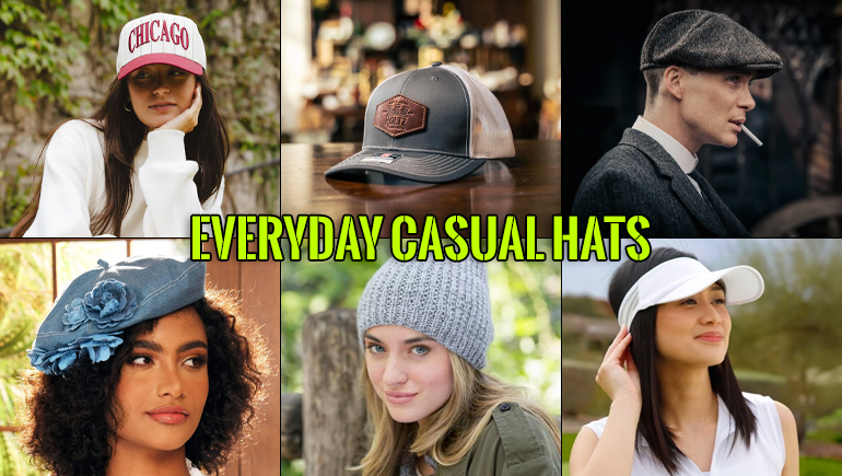 everyday casual hats