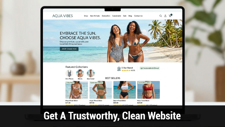 get a trustworthy clean website
