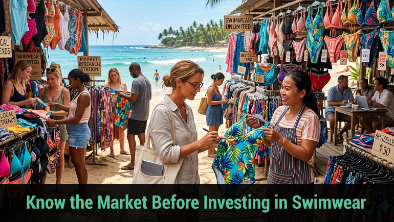 know the market before investing in swimwear