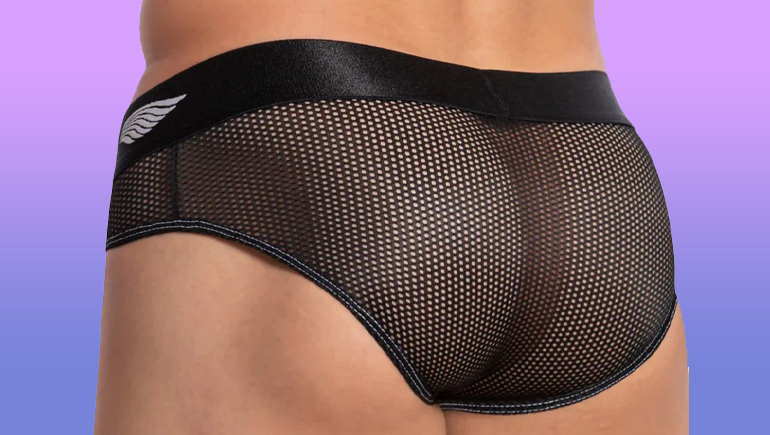 mens mesh underwear