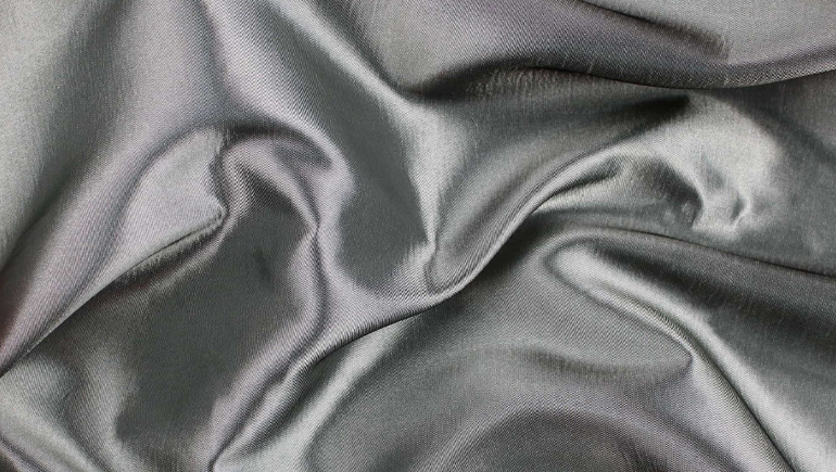 metallic taffeta