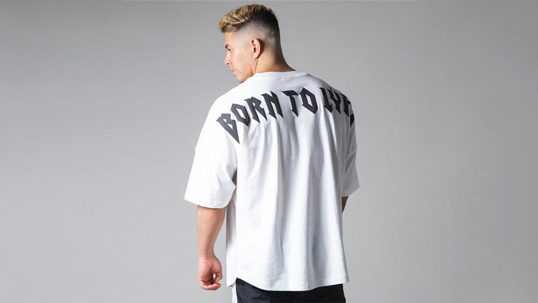 oversized workout shirt for men