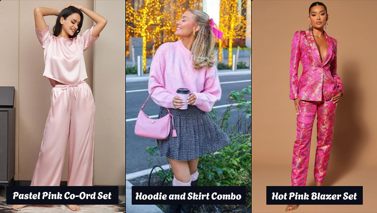 soft pink ensemble