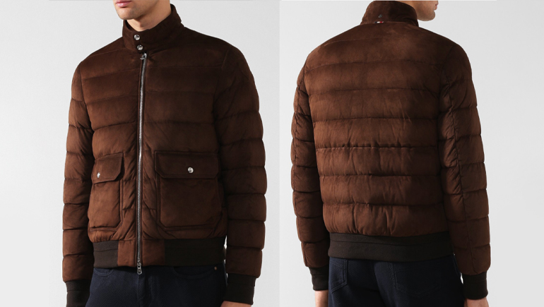 suede bomber jacket