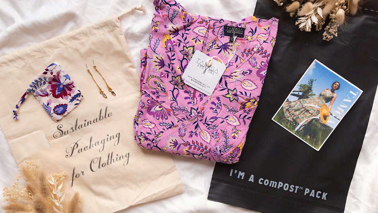 sustainable packaging for clothings