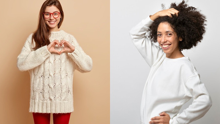 sweatshirt or sweater