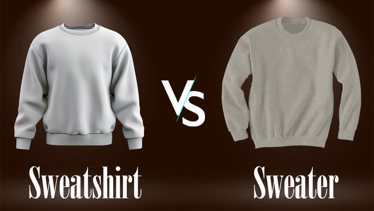 sweatshirt vs sweater