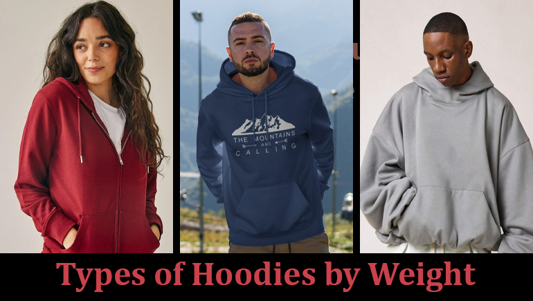 types of hoodies by weight