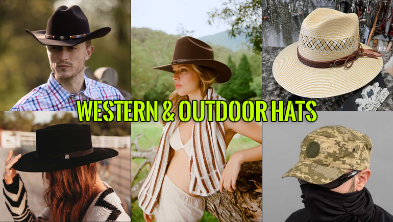 western and outdoor hats